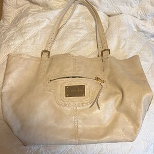 Gianni Bini Cream Tote Purse